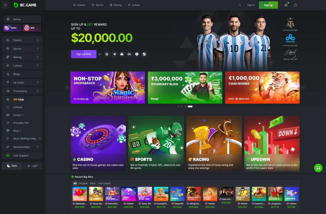 BC Casino Original Games