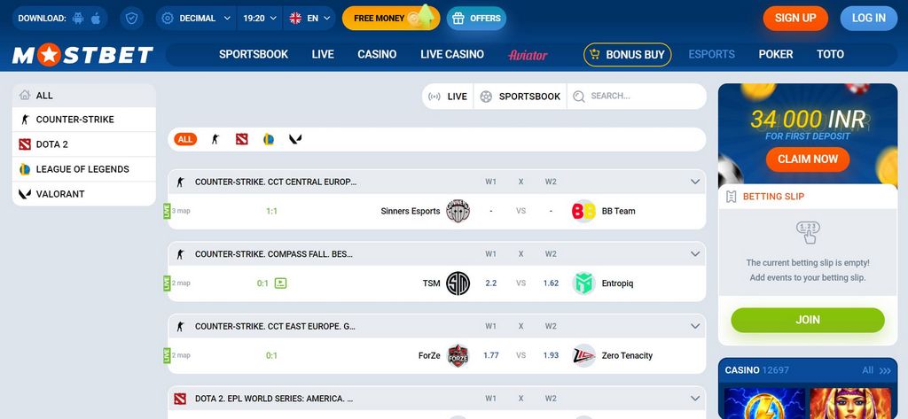 Mostbet Gambling Enterprise Login Big Win